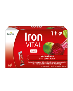 H&uuml;bner Iron Vital annospussi 20x10 ml