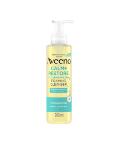 Aveeno Calm+Restore foaming cleanser 200 ml