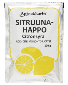 Sitruunahappo Oriola 100 g