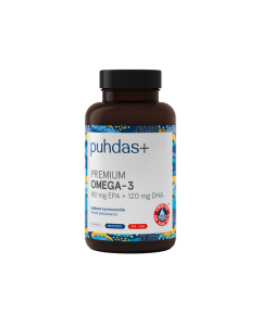 Puhdas+ Omega-3 180mg epa/120mg dha 160 kaps Puhdas+ Omega-3 180mg epa/120mg dha 160 kaps