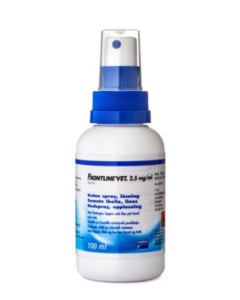 FRONTLINE VET 2.5 mg/ml 100 ml sumute iholle, liuos