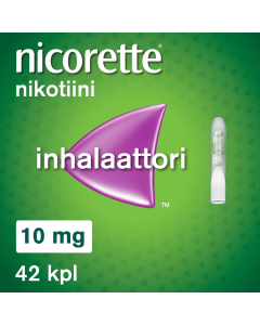 Nicorette Inhalaattori 10 mg 42 inhalaatiokapselia