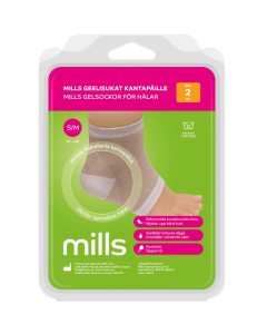 Mills Geelisukat kantapäille, koko S/M 1 pari