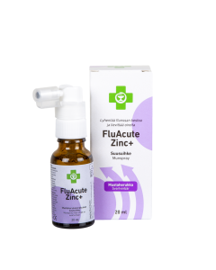 APTEEKKI FluAcute Zinc+ mustaherukka 20 ml sinkkisuihke