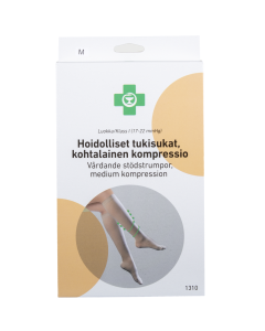 APTEEKKI hoidolliset tukisukat kompressio L 1 pari, beige