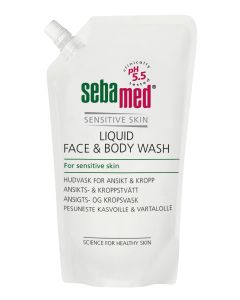 Sebamed Face&Body Wash pesuneste t&auml;ytt&ouml;pussi 1000 ml