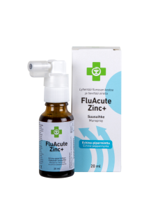APTEEKKI FluAcute Zinc+ echina-piparminttu 20 ml sinkkisuihke