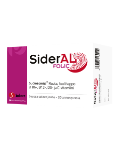 SiderAL Folic 30mg rauta 20 annospussia