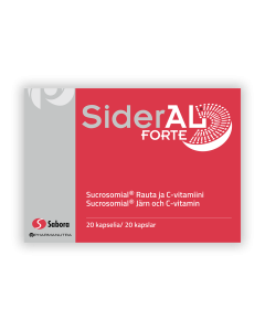 SiderAL FORTE rauta 30mg 20 kaps