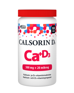 Calsorin 500 mg + D3 20 mikrog 100 tabl