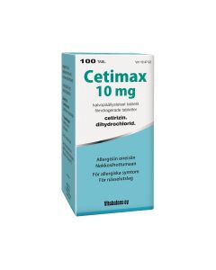CETIMAX 10 mg 100 fol tabletti, kalvopäällysteinen