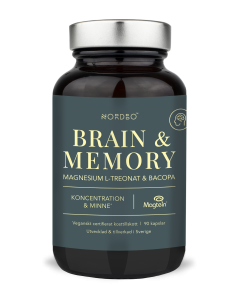 Nordbo Brain & Memory Magnesium 90 kaps