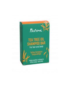 Nurme Tea Tree Shampoo Bar palashampoo kutisevalle hiuspohjalle 100 g