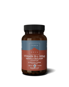 Terranova Vitamin B12 500 ug Complex (metyylikobalamiini), 50 kaps.