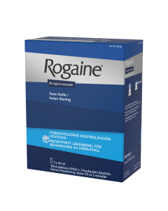 ROGAINE 50 mg/ml 3x60 ml liuos iholle 2 annostelijaa