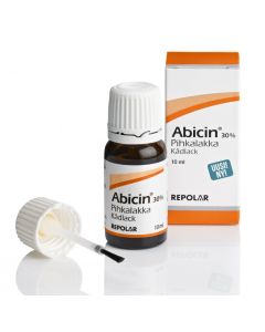 Abicin 30% pihkalakka 10 ml + sivellinpullo