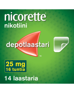 Nicorette 25 mg/16 h pitkävaikutteinen laastari 14 kpl 