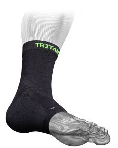 Tritanium eXtend high kompressionilkkatuet M (musta-lime)