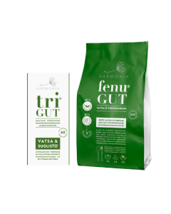 Harmonia fenuGUT 500g ja triGUT 60 kaps säästöpakkaus