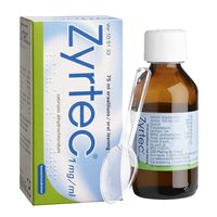 ZYRTEC 1 mg/ml 75 ml oraaliliuos