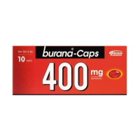 BURANA-CAPS 400 mg 10 fol kaps, pehmeä