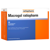Macrogol Ratiopharm 20 kpl annospussi 13,8g