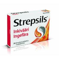 STREPSILS INKIVÄÄRI 1,2/0,6 mg 24 fol imeskelytabl
