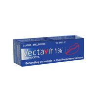 VECTAVIR 1 % 2 g emulsiovoide