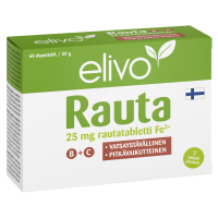 Elivo Rauta 25 mg B+ C 60 tbl