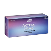 ACYRAX 200 mg 25 fol tabletti
