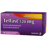 TELFAST 120 mg 30 fol tabletti, kalvopäällysteinen