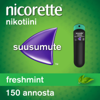 Nicorette Freshmint 1 mg/annos 150 annosta sumute suuonteloon