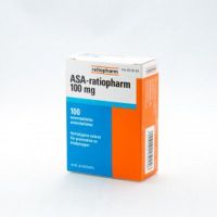 ASA-RATIOPHARM 100 mg 100 fol enterotabl