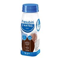 Fresubin 2.0 Kcal Fibre drink 4x200 ml neste, täydennysravintovalmiste suklaa