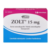 ZOLT 15 mg 14 fol enterokaps, kova