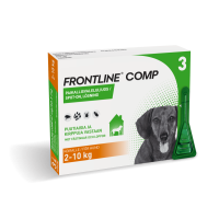 Frontline Comp 67 mg / 60.3 mg 3 x 0.67 ml paikallisvaleluliuos