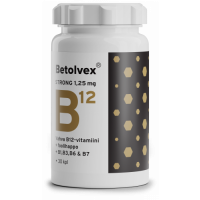 Betolvex Strong 30 kaps 1,25 mg B12-vitamiini