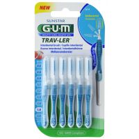 Gum Trav-Ler väliharja 1,6 mm sininen 6 kpl 1614g