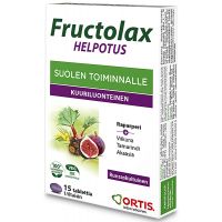 Fructolax Helpotus hedelmä- ja kuitutabletti 15 kpl