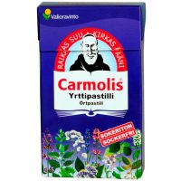 Carmolis Yrttipastilli sokeriton 45 g