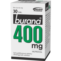 BURANA 400 mg 30 kpl tabl, kalvopääll