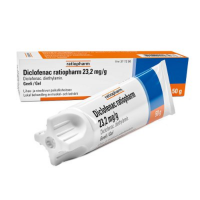 Diclofenac Ratiopharm 23,2 mg/g 50 g geeli