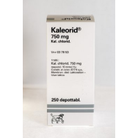 KALEORID 750 mg 250 kpl depottabletti
