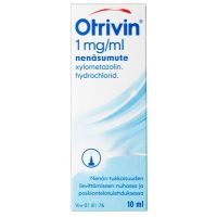 OTRIVIN 1 mg/ml 10 ml nenäsumute, liuos