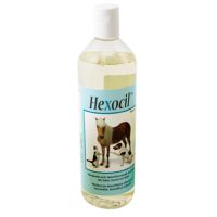 Hexocil Vet Shampoo 500 ml antiseptinen shampoo koirille, kissoille ja hevosille