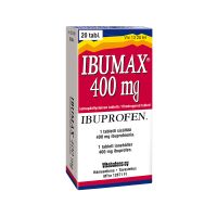 IBUMAX 400 mg 20 fol tabl, kalvopääll