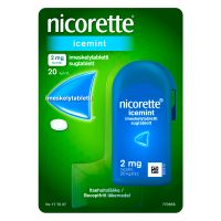 Nicorette Icemint 2 mg 20 kpl imeskelytabletti