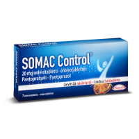 SOMAC CONTROL 20 mg 7 fol enterotabl