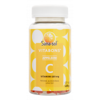 Sana-Sol Vitabons c-vitamiini 100mg appelsiini 60 kpl