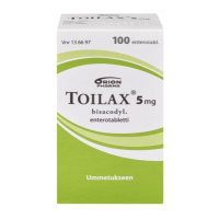 TOILAX 5 mg 100 kpl enterotabl
